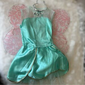 Barbie Blue and Pink Costume with Whimsical Fairy Pink Wings - Medium